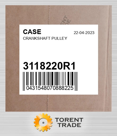 3118220R1 Колінчастий вал PULLEY CASE NEW AFTERMARKET