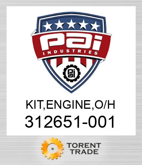 312651-001 Комплект, двигун , капітальний ремонт PAI INDUSTRIES