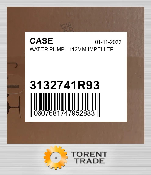 3132741R93 Водяний насос - 112MM IMPELLER CASE NEW AFTERMARKET