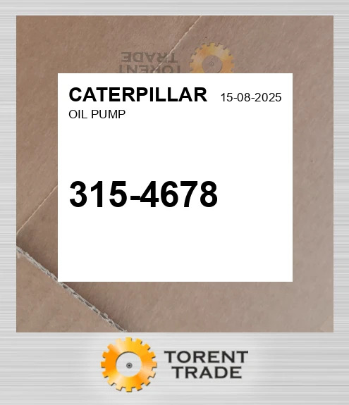 3154678 Насос AS-масляний CATERPILLAR NEW AFTERMARKET