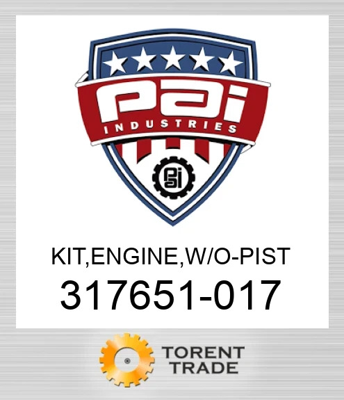 317651-017 Комплект, двигун , w/o - pist PAI INDUSTRIES
