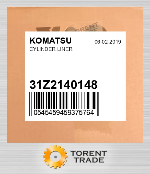 31Z2140148 Циліндр Гільза KOMATSU NEW AFTERMARKET
