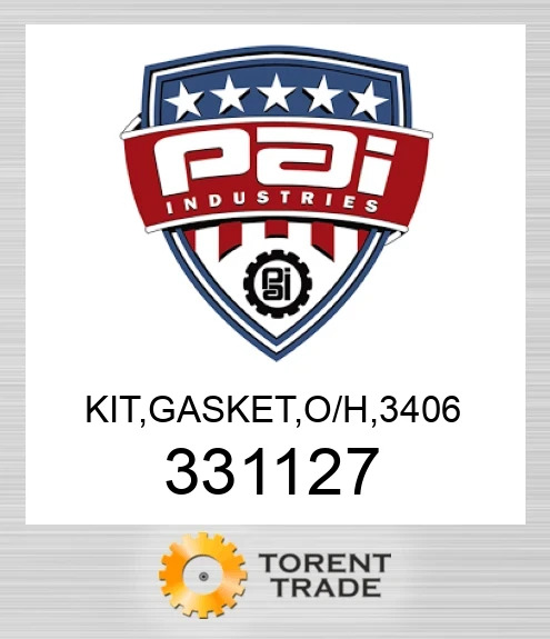 331127 Комплект, прокладка, o/h, 3406 PAI INDUSTRIES