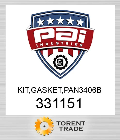 331151 Комплект, прокладка, pan 3406 b PAI INDUSTRIES