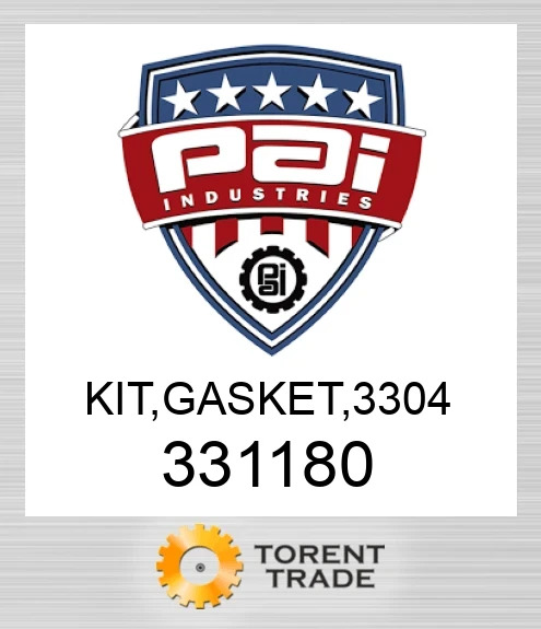331180 Комплект, прокладка, 3304 PAI INDUSTRIES