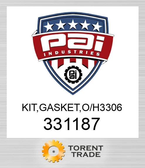 331187 Комплект, прокладка, o/h 3306 PAI INDUSTRIES