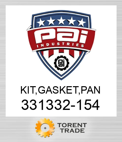 331332-154 Комплект, прокладка, pan PAI INDUSTRIES