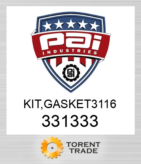 331333 Комплект, gasket 3116 PAI INDUSTRIES