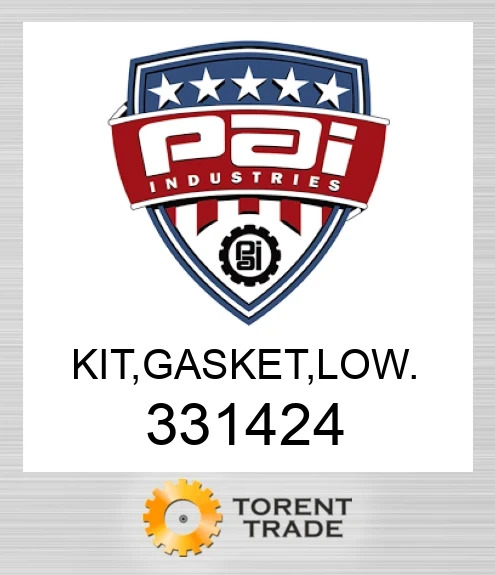 331424 Комплект, прокладка, low PAI INDUSTRIES