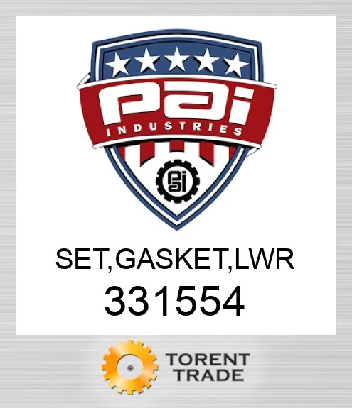 331554 Комплект, прокладка, lwr PAI INDUSTRIES