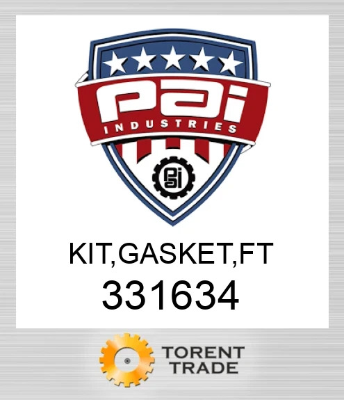 331634 Комплект, прокладка, ft PAI INDUSTRIES
