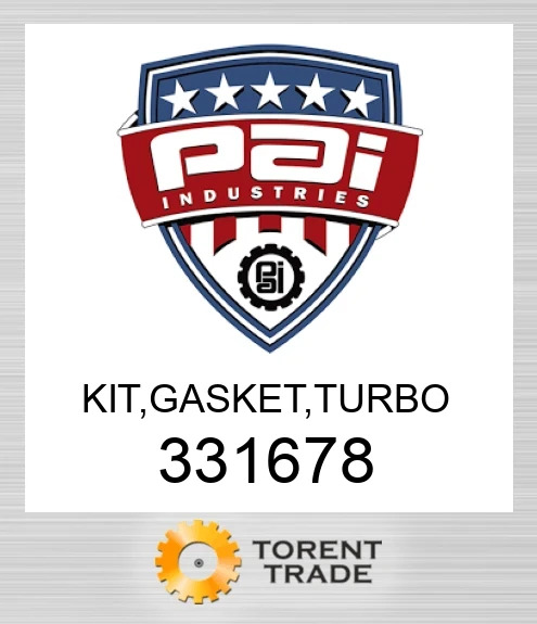 331678 Комплект, прокладка, turbo PAI INDUSTRIES