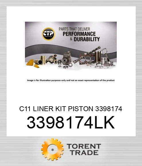 3398174LK Комплект вкладишів поршня C11 3398174 CATERPILLAR