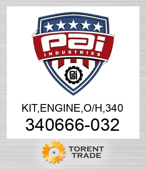 340666-032 Комплект, двигун , капітальний ремонт, 340 PAI INDUSTRIES