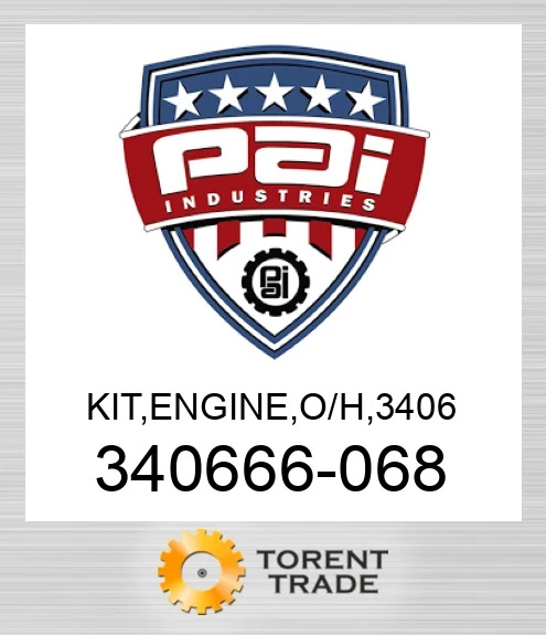 340666-068 Комплект, двигун , капітальний ремонт, 3406 PAI INDUSTRIES