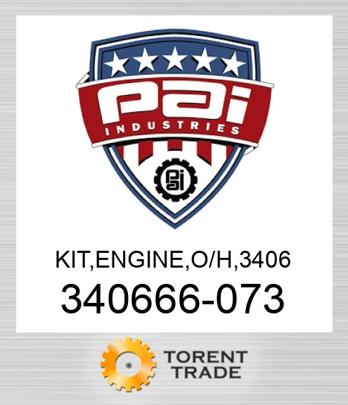 340666-073 Комплект, двигун , капітальний ремонт, 3406 PAI INDUSTRIES