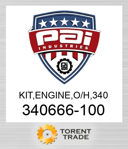 340666-100 Комплект, двигун , капітальний ремонт, 340 PAI INDUSTRIES