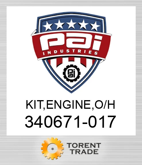 340671-017 Комплект, двигун , капітальний ремонт PAI INDUSTRIES
