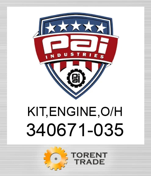 340671-035 Комплект, двигун , капітальний ремонт PAI INDUSTRIES