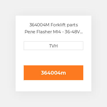 364004M Forklift parts Реле Flasher Ml4 - 36-48V - Amb - Magnetic Mount - Nylon Plastic Base - 65 Single Fpm