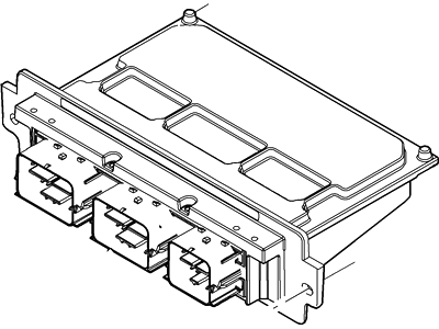 XW4Z-12B579-AARM Модуль керування двигуном - EEC V