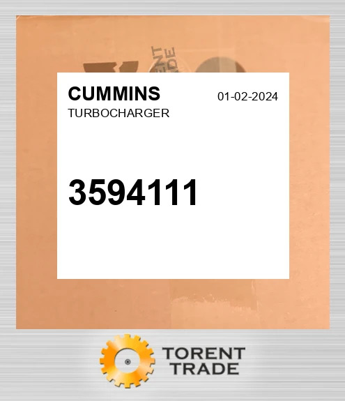 3594111 Турбонагнітач CUMMINS NEW AFTERMARKET