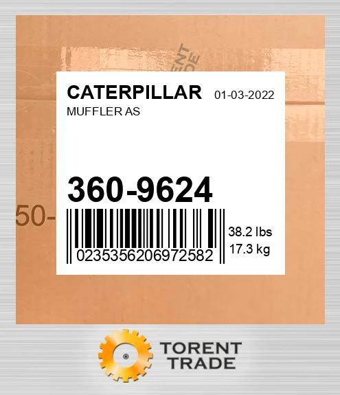 360-9624 Збірка глушника CATERPILLAR