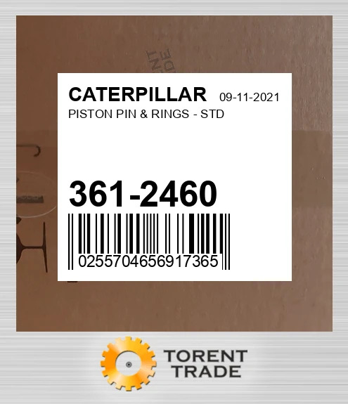3612460 Поршень, Палець & RINGS CATERPILLAR NEW AFTERMARKET