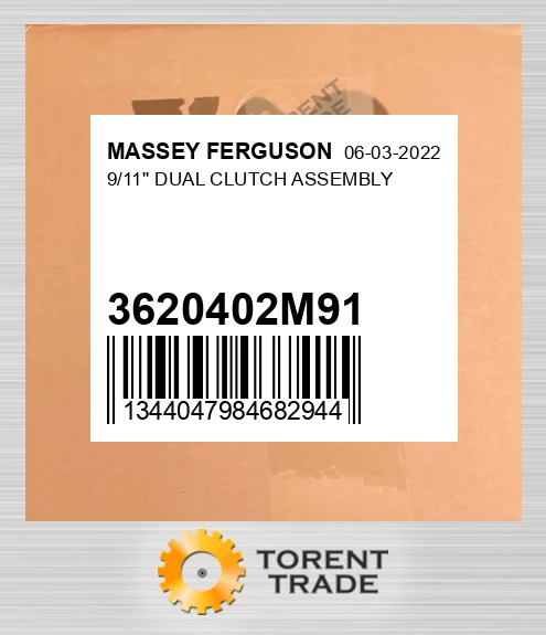3620402M91 9/11'' подвійне зчеплення у зборі MASSEY FERGUSON NEW AFTERMARKET