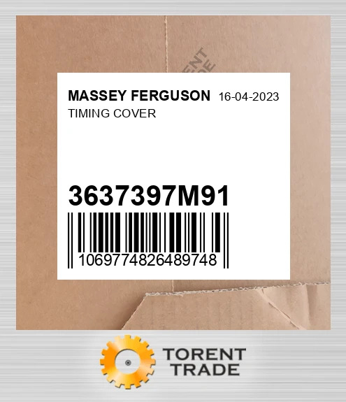 3637397M91 Кришка газорозподільного механізму MASSEY FERGUSON NEW AFTERMARKET