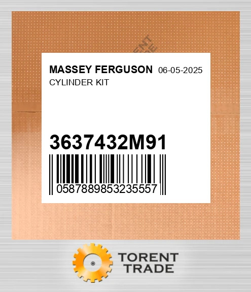 3637432M91 Циліндр комплект MASSEY FERGUSON NEW AFTERMARKET