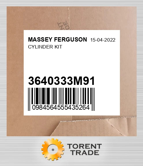 3640333M91 Циліндр комплект MASSEY FERGUSON NEW AFTERMARKET