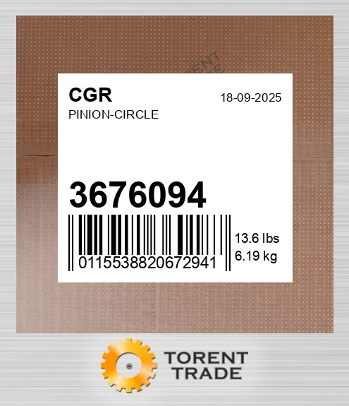 3676094 ШЕСТЕРНЯ-КРУГ CGR