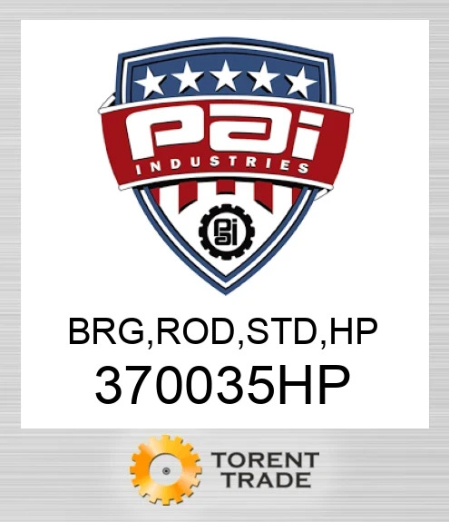 370035HP Підшипник, шатун, стандартний. Високий тиск PAI INDUSTRIES