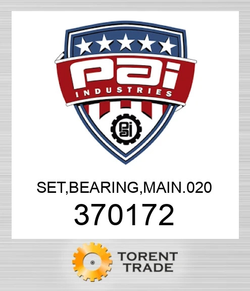 370172 Комплект, підшипник, основний. 020 PAI INDUSTRIES
