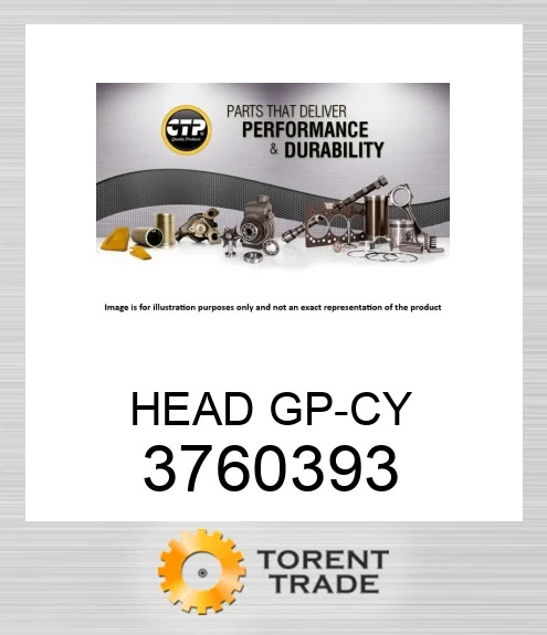 3760393 Група головки циліндра CATERPILLAR