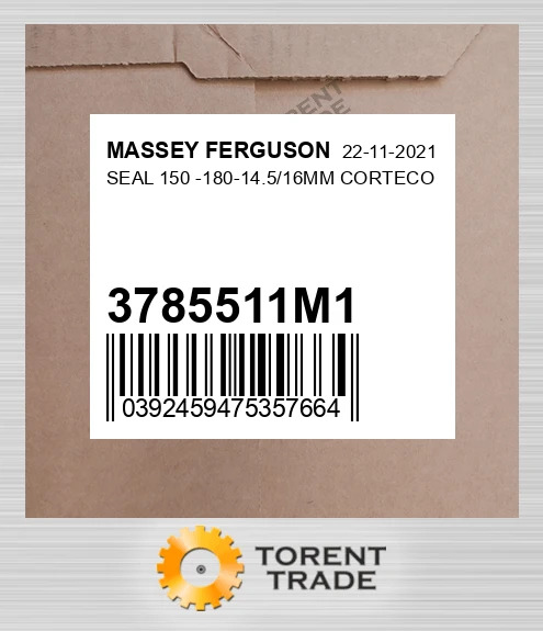 3785511M1 Ущільнювач 150 -180-14.5/16MM CORTECO MASSEY FERGUSON NEW AFTERMARKET