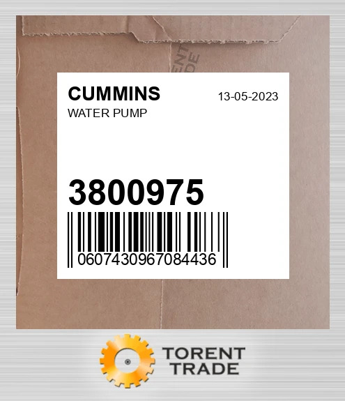 3800975 Водяний насос CUMMINS NEW AFTERMARKET
