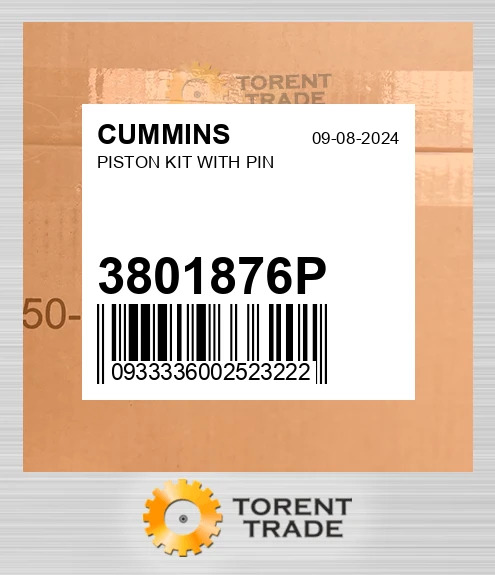 3801876P Поршень комплект з Палець CUMMINS NEW AFTERMARKET