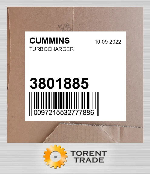 3801885 Турбонагнітач CUMMINS NEW AFTERMARKET