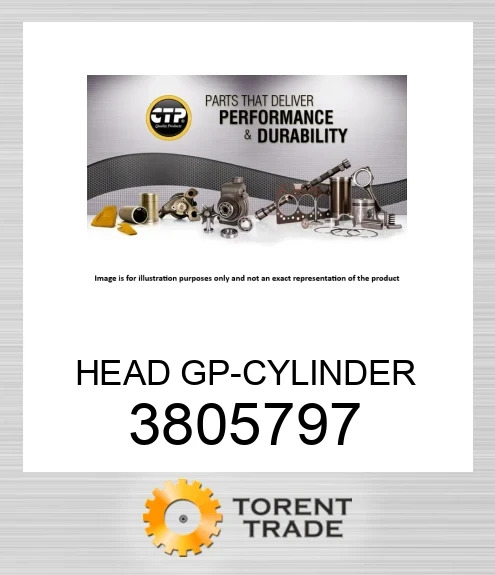 3805797 Група головки циліндра CATERPILLAR