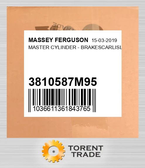 3810587M95 MASTER Циліндр - BRAKESCARLISLE MASSEY FERGUSON NEW AFTERMARKET