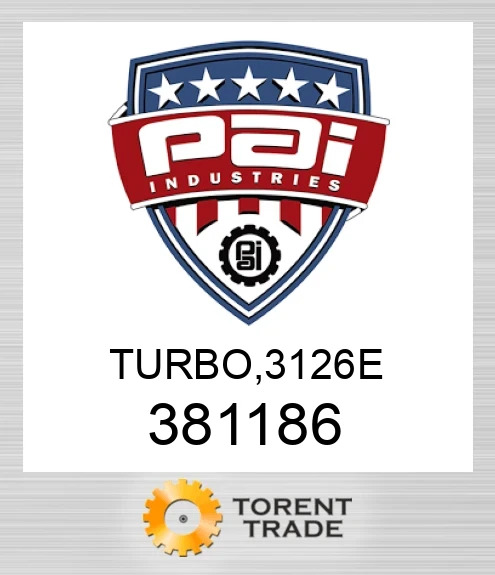 381186 Turbo, 3126 e PAI INDUSTRIES