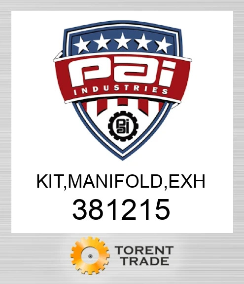 381215 Комплект, колектор, вихлоп PAI INDUSTRIES