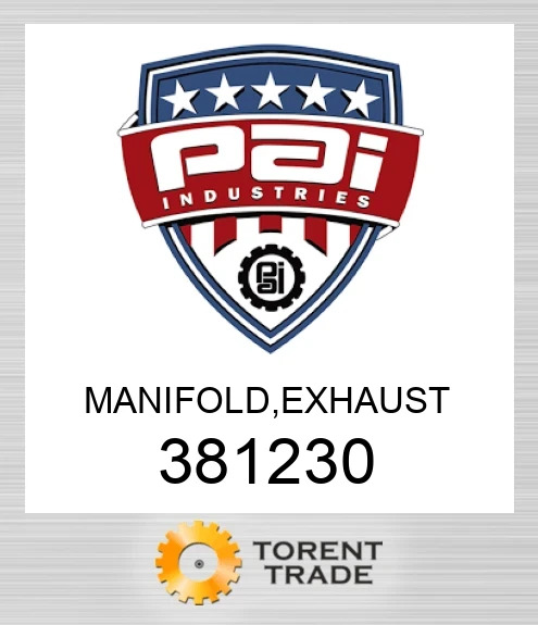 381230 Колектор, вихлоп PAI INDUSTRIES