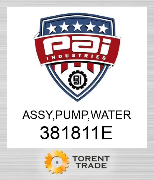381811E Вузол, насос, вода PAI INDUSTRIES