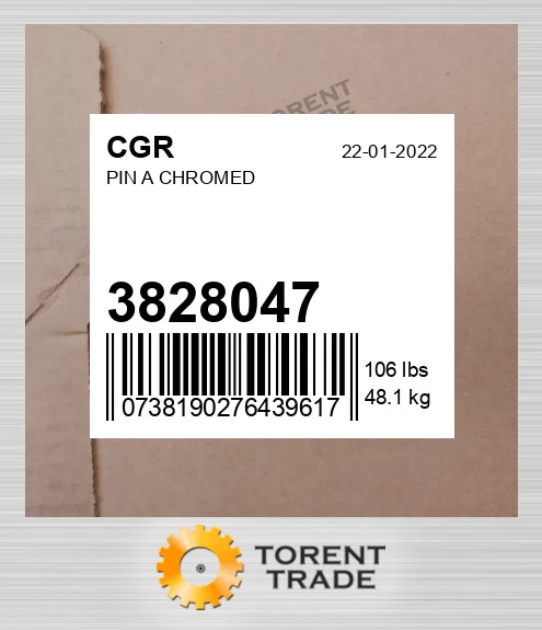 3828047 ШТИФТ A ХРОМОВАНИЙ CGR