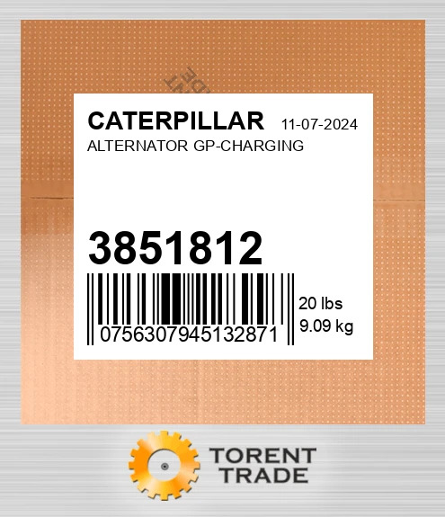 385-1812 АЛЬТЕРНАТОР GP-ЗАРЯДНИЙ AFTERMARKET