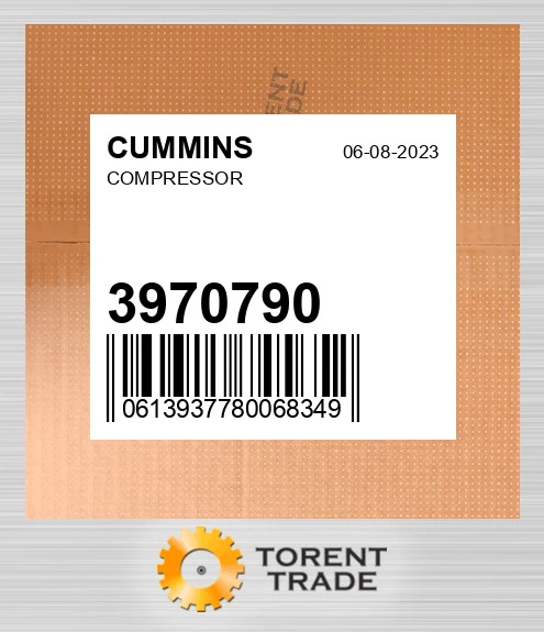 3970790 Компресор CUMMINS NEW AFTERMARKET
