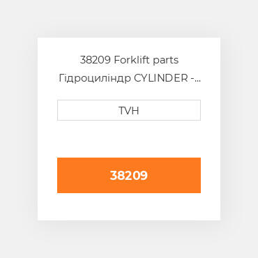 38209 Forklift parts Гідроциліндр CYLINDER - Brake Master